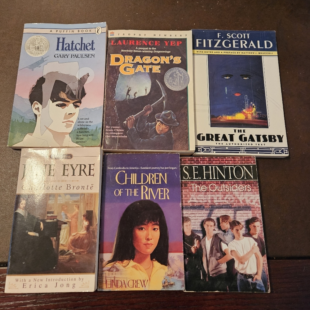Lot of 6 Classic Novels Great for Homeschooling
